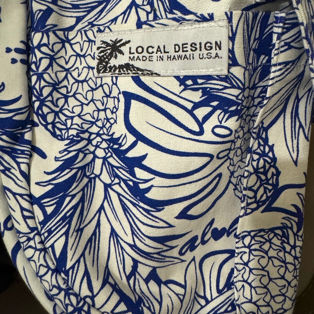 Hawaiian made cotton crossbody bag - Picture 8 of 8